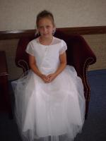 Elena Mae at her baptism