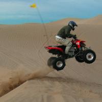 Matt with some 4 wheelies!