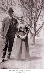 Wenlock Ammon Free with his mother Annie Hicks Free