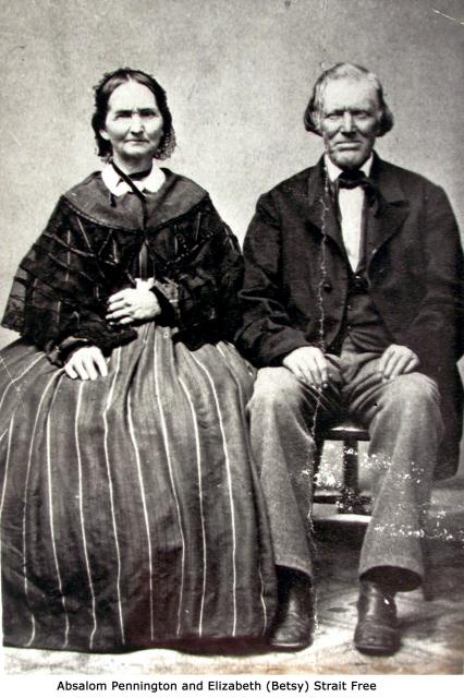 Absalom and Elizabeth (Betsy) Free