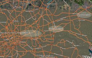Annie Hicks, Daniel Hicks, and Hannah Wenlock Hicks map locations